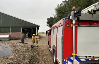 Gasvorming in maiskuil dorp Zeeland