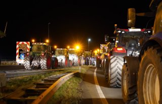 Meerdere snelwegen gestremd door acties boeren