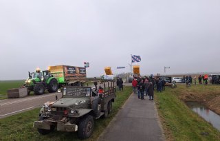 Grens Friesland-Groningen 'verlegd' uit protest tegen plannen Defensie